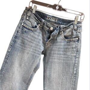Women’s Rock & Roll Cowgirl Riding Jeans Low Rise 
29x34